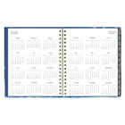 Blueline 17 Months Weekly/Monthly Planner - August to Dec - 9-1/4" H x 7"-1/4" W - Celestial Design - English-Julian dates