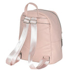 Nicci Backpack with Front Zipper Pocket - Blush-Main zipper entry