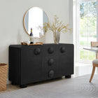 Modway Sonnet 57" Sideboard Storage Cabinet - Black-Soft-Close Hinges