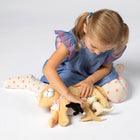 Manhattan Toy 10" Nursing Nina Cat with Plush Kittens-4