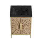 Modway Awaken 24" Bathroom Vanity - Oak/Black-8