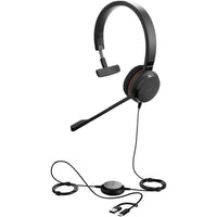 Jabra Evolve 30 II MS Mono Headset - Teams-Plug-and-play connectivity to your computer or mobile device