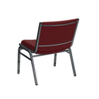 Flash Furniture HERCULES Series Big & Tall Burgundy Fabric Stack Chair-1000 lb. Weight Capacity