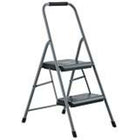 Vestil Fold-Up 2 Step Ladder, 225lb Capacity-Folds up for convenient storage in closets and other tight spaces