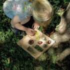 Yellow Door Natural Tinker Tray-Tray measures 9-1/4"
