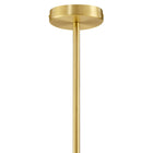 Modway Wave Squiggle 4-Arm Pendant Light - Brass-8