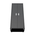 Manhattan Comfort Fortress Modern Garage Cabinet - 30.3" W x 74.8" H - Charcoal Grey-30 Day Limited Manufacturer's Warranty