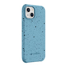 Mellow Compostable Bio Case for Apple iPhone 13 mini - fiji blue-Unique Splash - Every case is one-of-a-kind.