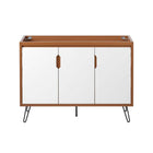 Modway Energize 48" Double or Single Sink Compatible Bathroom Vanity Cabinet - Cherry/White-8