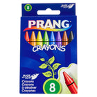 Prang Crayons - Standard Size - 8 Assorted Colours - 8 Pack-Crayons with unique formula that is safer, smoother and more colourful experience