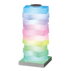 Bell+Howell RGB Light Tower Elegant Cordless Table Lamp-Easy control: short press to cycle 6 light modes including fixed glow, flow, gradient and running water effects for instant mood lighting