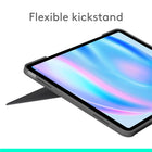 Logitech Combo Touch iPad Air 13" (M2/M3/M4) Keyboard Case - Oxford Grey - English-Use-your-way Modes: Multiple use modes and infinite possibilities, switch it up to type, sketch, watch videos, read, or hop on a video call without removing your iPad Air from the keyboard case 