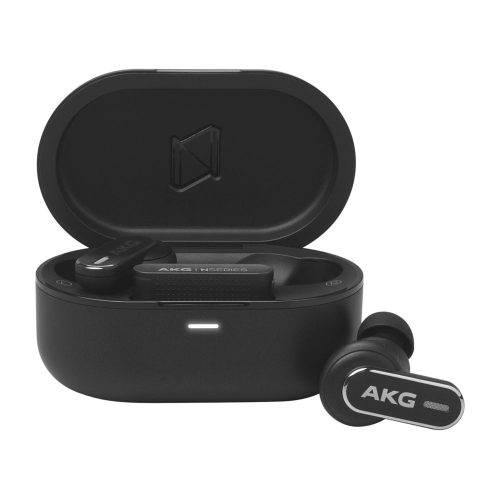 AKG N5 Hybrid True Wireless Noise Canceling Earbuds - Black