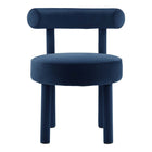 Modway Toulouse Performance Velvet Dining Chair - Midnight Blue-8