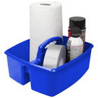 Storex Large Caddy - Blue - 3 Pack-Comfort grip handle