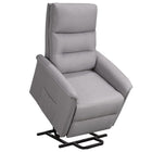 Brassex Levo Recliner Lift Chair - Light Grey-Power lift function