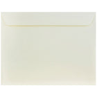 JAM Paper 10 x 13 Booklet Envelopes, Strathmore Natural White Wove, 100 Pack (900797158g)-Natural white