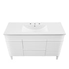 Modway Render 48" Single Sink Bathroom Vanity - White-9