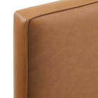 Modway Lindee Vegan Leather King Headboard - Tan-Assembly Required