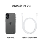 Apple iPhone 17 - 256 GB - Black - Bell and Virgin Plus-Built For Apple Intelligence - Personal, private, powerful. Write, express yourself, and get things done effortlessly