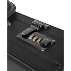 Bugatti Expandable Vinyl Attache Briefcase, 12-1/2" x 17", 4"-5" Depth, Black-Dimensions: 12-1/2"H x 17"W x 4"-5"D