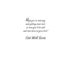 Mill Brook Studio Get Well Greeting Cards/Envelopes - 5-3/8" x 7-3/4" - Rolling Plains - 18 Pack-Printed on premium uncoated paper