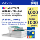 Brother Genuine LC504XLYS Ink Cartridge - High Yield - Yellow -Brother Genuine LC504XLYS Standard Yield Yellow Ink Cartridges deliver consistent, reliable performance