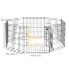 PawHut Foldable Metal Exercise Cage-Easy set-up & no tools required for assembly
