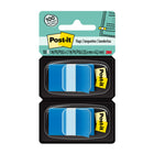 Post-it 1" x 1.7" Flags - Blue - 50 Flags/Dispenser - 2 Dispensers/Pack-Flags make it simple to mark and highlight important information in textbooks, notebooks, planners, calendars and more