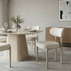 Zuo Aurea Dining Chair - Light Grey - Set of 4-Dimensions: 23.8" L x 19.5" W x 30.1" H