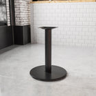 Flash Furniture 24" Round Restaurant Table Base with 4" Dia. Table Height Column-Round Base Configuration