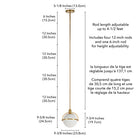 Hudson&Canal Cieonna 9.38" Wide Pendant with Glass Shade - Brass/White Milk-Clean with a soft, dry cloth and no harsh chemicals or abrasive cleaning materials