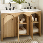 Modway Appia 48" Bathroom Vanity Cabinet - Oak-Sink Basin and Fixtures Not Included