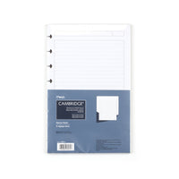 Cambridge Disc Refill Paper - Lined - Small - 50  Sheets-Repositionable  ruled refill pages for small disc notebooks