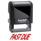 Trodat Printy 4911 Climate Neutral Self-Inking Stamp - "PAST DUE"-High-quality stamp with nontoxic, water-based ink