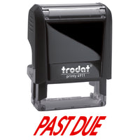 Trodat Printy 4911 Climate Neutral Self-Inking Stamp - "PAST DUE"-High-quality stamp with nontoxic, water-based ink