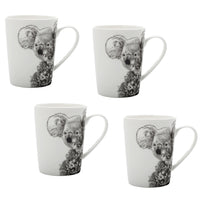 Maxwell & Williams Marini Ferlazzo Koala Mug - 450 ml - 4 Pack-Dishwasher Safe