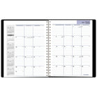 AT-A-GLANCE 2027 Monthly Planner - 11-7/8" H x 7-7/8" W - Black - Bilingual-One month per two-page spread with ruled blocks