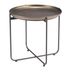 Zuo Bronson Side Table - Bronze-Colour: Bronze