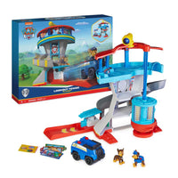 PAW Patrol Lookout Tower Playset with Toy Car Launcher-2 chase figures and toy car: this playset features two chase action figures - hero-pup chase, and an exclusive off-duty chase figure, as well as 1 police rescue cruiser for high speed rescue missions!