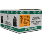 Eco II Garbage Bags - Extra Strong - 30" x 38" - Black - 125 Pack-Extra Strong 