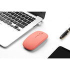 Basic Tech Sl Wireless Mouse - Coral-Silent Buttons