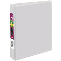 Avery Durable View Binder, 1" Sized Round Rings, 5-1/2" x 8-1/2" , White, (17116)-Durable View Binder with 175-Sheet capacity