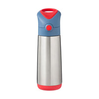 b.box - Insulated Drink Bottle - 500ml - Blue Blaze-Triple-layer insulation keeps drinks cold up to 8h or warm up to 6h