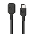 Scosche ExtendIt USB Type C Female to USB Type C Male Extension Cable - 6' - Black-Delivers fast data and power transfer speeds