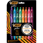 BIC Gelocity Quick Dry Fashion Gel Pen - 0.7mm - Assorted Colours - 8 Pack-SMOOTH WRITING EXPERIENCE: BIC Gelocity pens have super-smooth ink that delivers a fluid, effortless writing experience for professionals and students