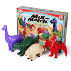 Popular Playthings Magnetic Mix or Match Dinosaurs 2-This Dinosaurs set includes a Stegosaurus, a Tyrannosaurus Rex, A Triceratops, and a Parasaurolophus