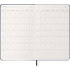 Moleskine 2026 Classic 12-Month Hard Cover Weekly Planner - 5" x 8.25" - Sapphire Blue-Stickers To Customise Your Plans And Year Stickers For The Spine