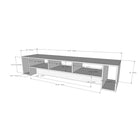 Nexera Rustik 72" TV Stand - Walnut-5