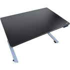 Uncaged Ergonomics 60" Rise Up Electric Height Adjustable Sit Stand Desk - Black/Grey-Solid bamboo (not veneer)